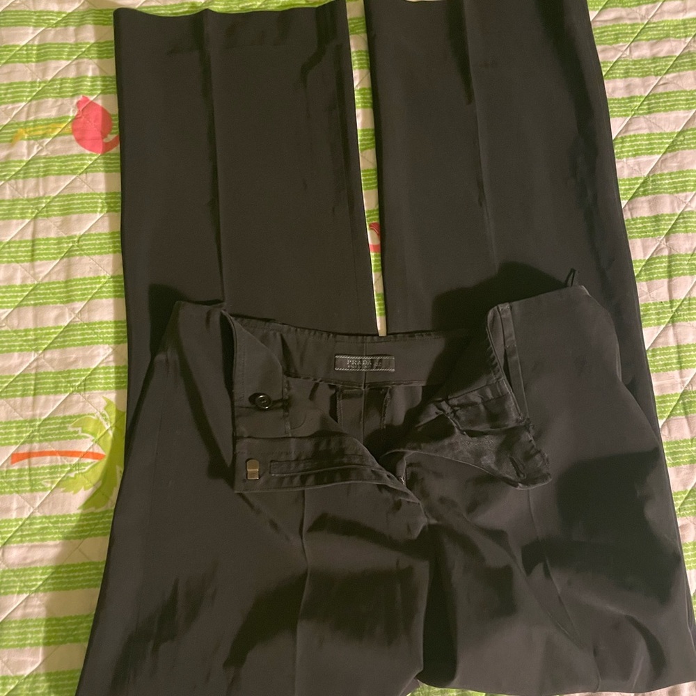 Prada - Size 42 Black Pants